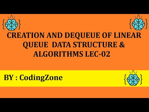 Create ,Enqueue Linear Queue Using Array Lec-02 || Data Structure ...