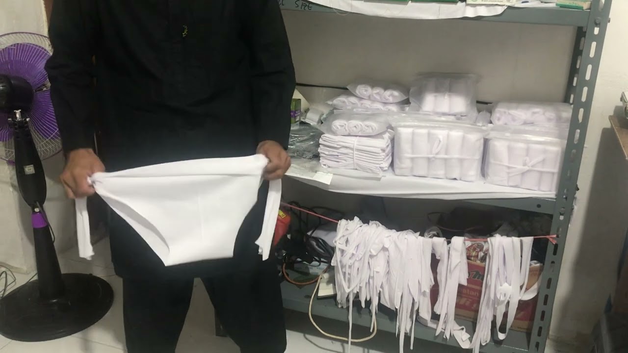 Cara pakai celana dalam Ihrom Umroh dan haji| Celana dalam tanpa jahitan