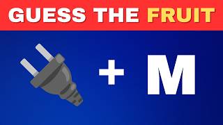 Guess The Fruit By Emojis 🍎🍉 | 40 Fruit Emoji Quiz Challenge
