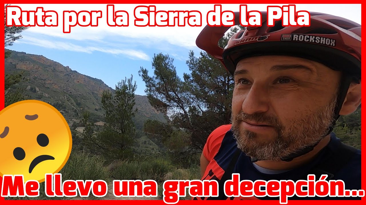 🤔Ruta por la Sierra de la Pila en Murcia. 😎Mucha pista y pocas sendas.