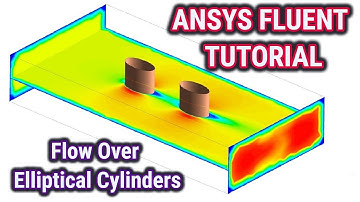 ANSYS Fluent Tutorial: Flow Over Elliptical Cylinders (Flow and Convection Heat Transfer)