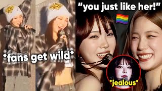 CHAEWON's sexy dance, EUNCHAE got jealous when Chaewon chose Kazuha over her | NAGOYA D1 & D2