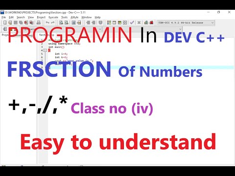 Fraction in Proghraming in DEV C++ easy to understand - YouTube