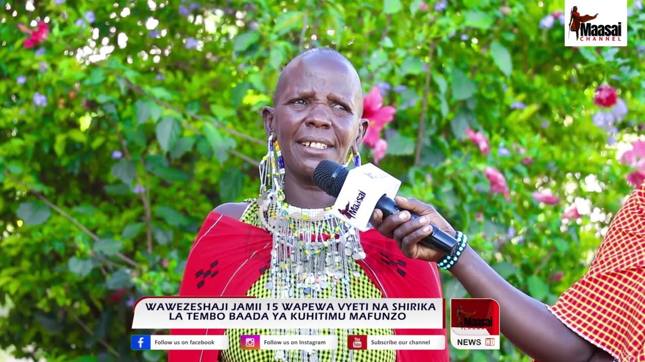 WAWEZESHAJI JAMII 15 WAPEWA VYETI NA SHIRIKA LA TEMBO LONGIDO, NI BAADA YA KUHITIMU MAFUNZO