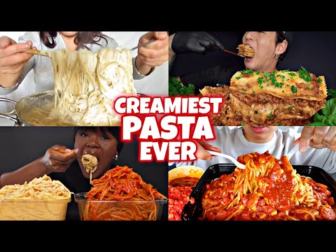 Mukbangers Eating Different Pasta Around The World!🍝😱🤤