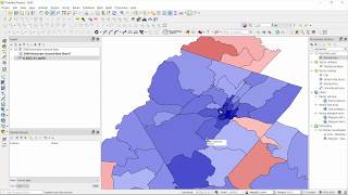 Full VA-05 2008 QGIS Tutorial  Part 2 - Using a =VLOOKUP Function to add a GEOID & Map Data Update