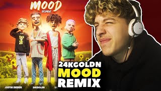 24Kgoldn, Justin Bieber, J Balvin, Iann Dior - Mood Remix Reaction