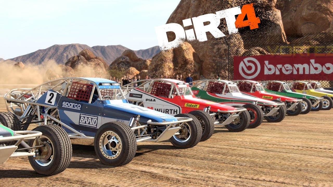 DIRT 4 Career Mode Gameplay Walkthrough PC GAMEPLAY LANDRUSH BUGGY WITH INTRO Full Game - YouTube