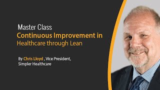 Masterclass on Lean Healthcare | Practical Insights at InnoHEALTH 2018