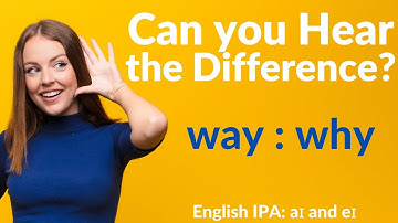 Master English Sounds | way + why | Minimal Pair Test