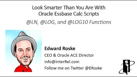 Essbase @LN, @LOG, & @LOG10 Functions