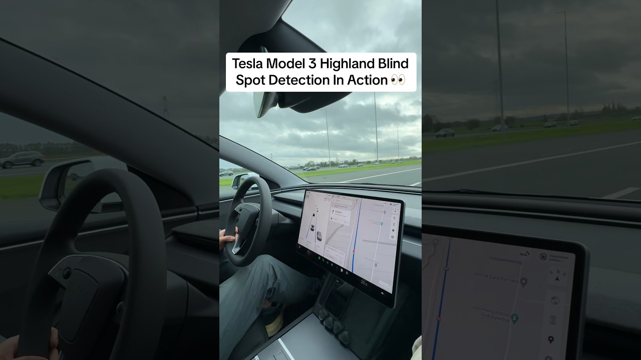 The 2024 Tesla Model 3 Finally Gets Blind-Spot Indicators