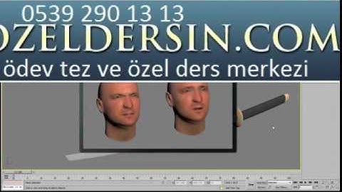 Animating Facial Expressions Using the Morpher Modifier -- Part 1 0539 290 13 13 | bitirme tezi