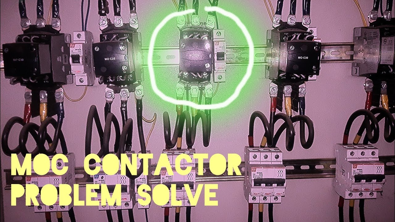 L & T capacitor duty contactor (moc 25/30) problem solve. - YouTube