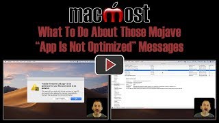 What To Do About Those Mojave App Is Not Optimized Messages (MacMost #1843)
