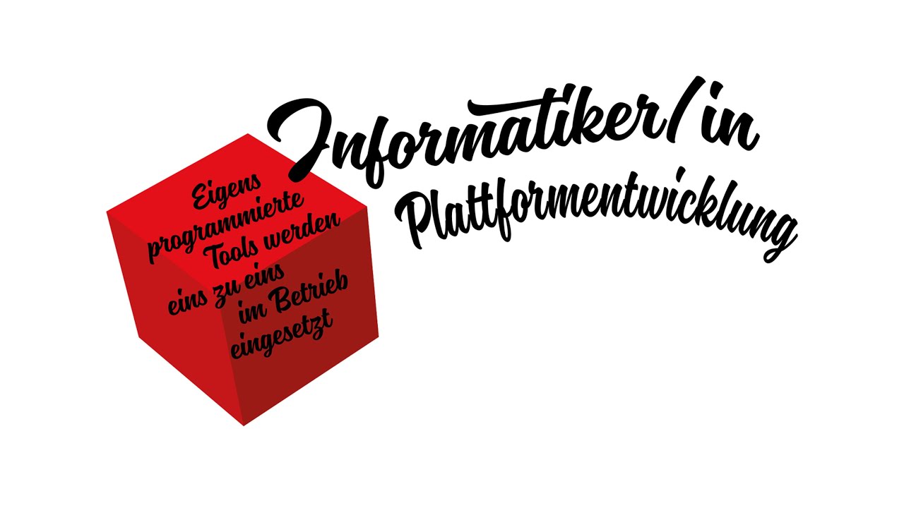 Informatiker/in EFZ Fachrichtung Plattformentwicklung