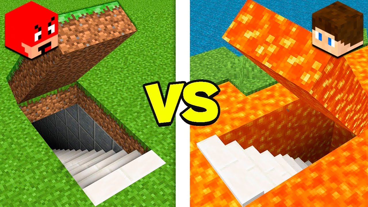 Hvem kan bygge den Hemmeligste Base I Minecraft?