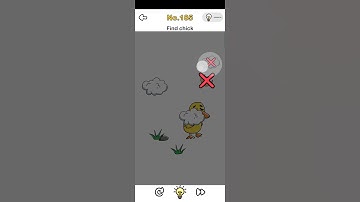 brain out level 185 find the chick #short