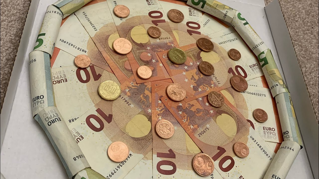 DIY Pizza-Geldgeschenk