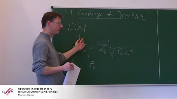 Markus Haase : Operators in ergodic theory - Lecture 2 : Dilations and joinings