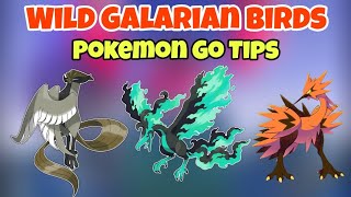RARE SPAWNS! Galarian Legendary Birds Guide - Pokemon GO #pokemongo