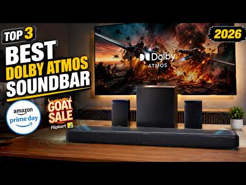 Samsung vs Sony vs LG 🔥 Top 3 Best Dolby Atmos Soundbars of 2026