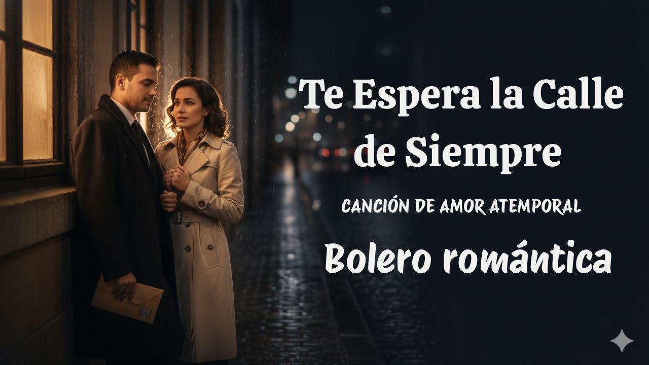 Te Espera la Calle de Siempre (Bolero Romántico) | Lluvia de Boleros #amor #musica #bolero