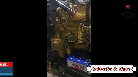 Tutorial on-adjusting voltage and frequency on 625 kva cat Generater with 3456 USA Engine