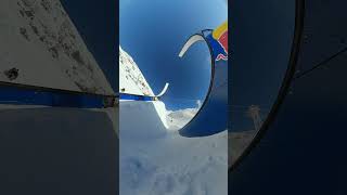 GoPro | Skiing the Worlds First Open Loop Rail 🎬 Jesper Tjäder #Shorts #Ski
