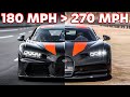 Real VS Game | Bugatti Chiron 300+ | 180 MPH - 270 MPH Acceleration Comparison | Forza Horizon 5