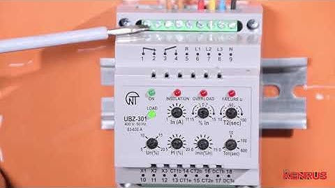 THREE PHASE INDUCTION MOTOR PROTECTION UNIT