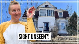 I Bought a 120 yr. old House I’ve Never Seen (in a City I’ve Never Been To)... Come See!