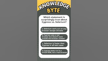 Knowledge Byte #qa #automationtesting