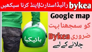 Bykea partner training video 2022|| Bykea & google map|| HTech Ideas
