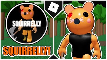 How to get "SQUIRRELLY" BADGE + SQUIRREL MORPH in ROLEPLAY RP! (PIGGY RP REVENGE) [ROBLOX]