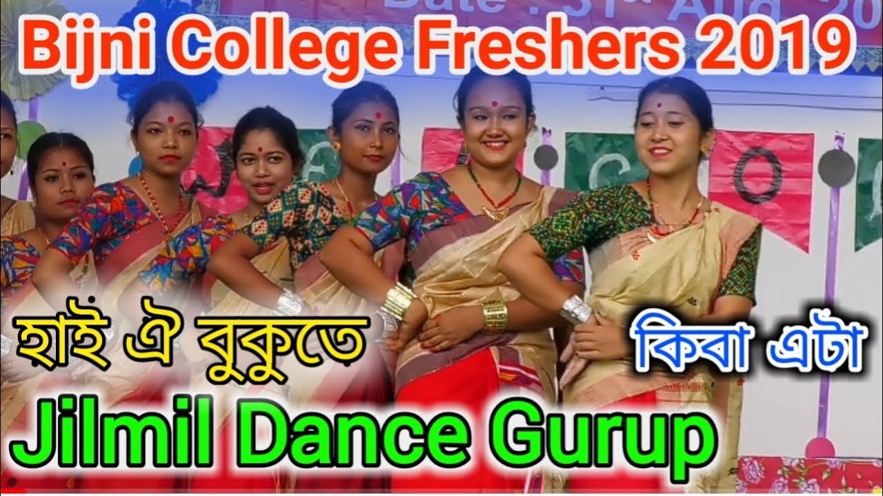 Hai Oi Bukute  Kiba Ata  Jilmil Dance Group  Live Perform  Bijni College Freshers 2019 