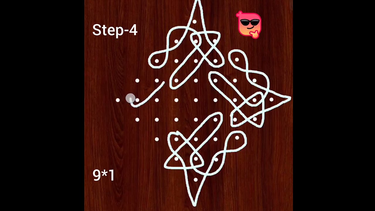 Beautiful Indian traditional padi kolam step by step only for bigner s 🌺🌺🌺