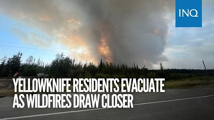 Yellowknife residents evacuate as wildfires draw closer