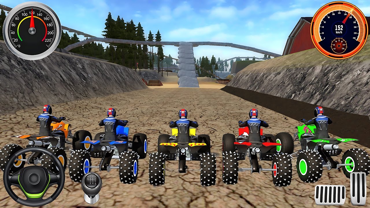 Impossible Dirt Quad Bikes Racing Game #2 - Extreme Motocross ATV Bike Stunts - Android IOS