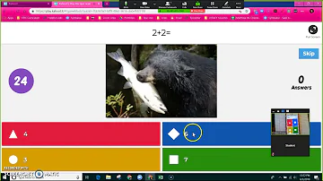 How do you play kahoot quiz on Zoom?