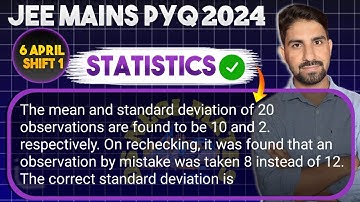 The mean and standard deviation of 20 observation are found to be 10 and 2 respectively.
