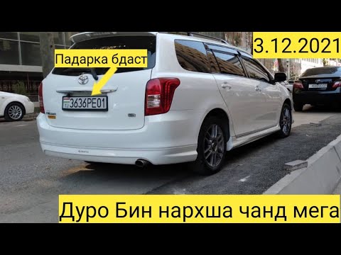 Факат нархи TOYOTA FILDER- хо (3.12.2021)