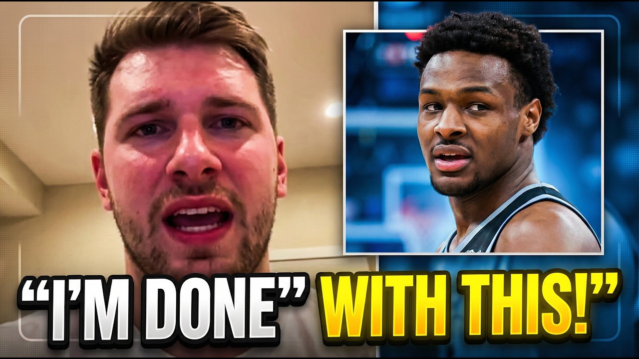 Luka Dončić LOSES It at Bronny — On Court Tension Explodes!