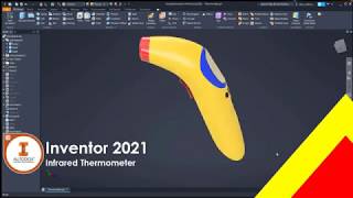 Infrared Thermometer Sculpt - Autodesk Inventor 2021 Tutorial