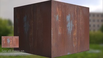 📸 Rusted metal - 01, TEXTURE for 3Ds Max, Unreal Engine, Unity