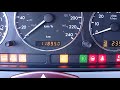 Mercedes W163   all years   oil level check from dashboard