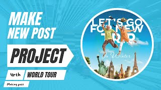 World Tour Tutorial: Create Stunning Winter-Themed Travel Posts ❄️🌍