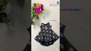 easy umbrella high low frock design👗🌸 #shorts #fashion #sewing #trending #viral #shortsfeed