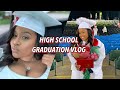 HIGH SCHOOL GRADUATION VLOG (I SPOKE AT GRADUATION) | BELLO MO