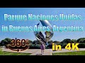 A 360° Walk in Parque Naciones Unidas in Buenos Aires, Argentina